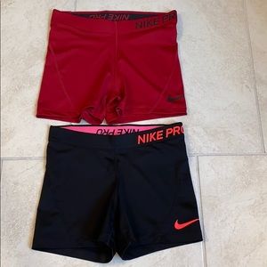 Nike pro shorts 2 pairs, SOLD SOLD SOLD